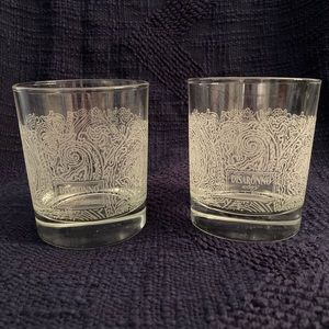 Disaronno Wears Etro Set Of 2 Rock Glasses